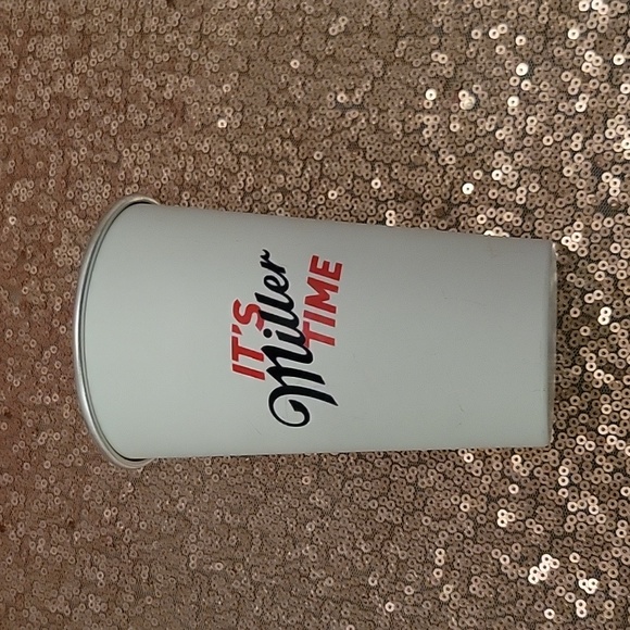 Vintage Aluminum Miller Lite Miller Time Beer Cup 20 oz - Picture 2 of 5